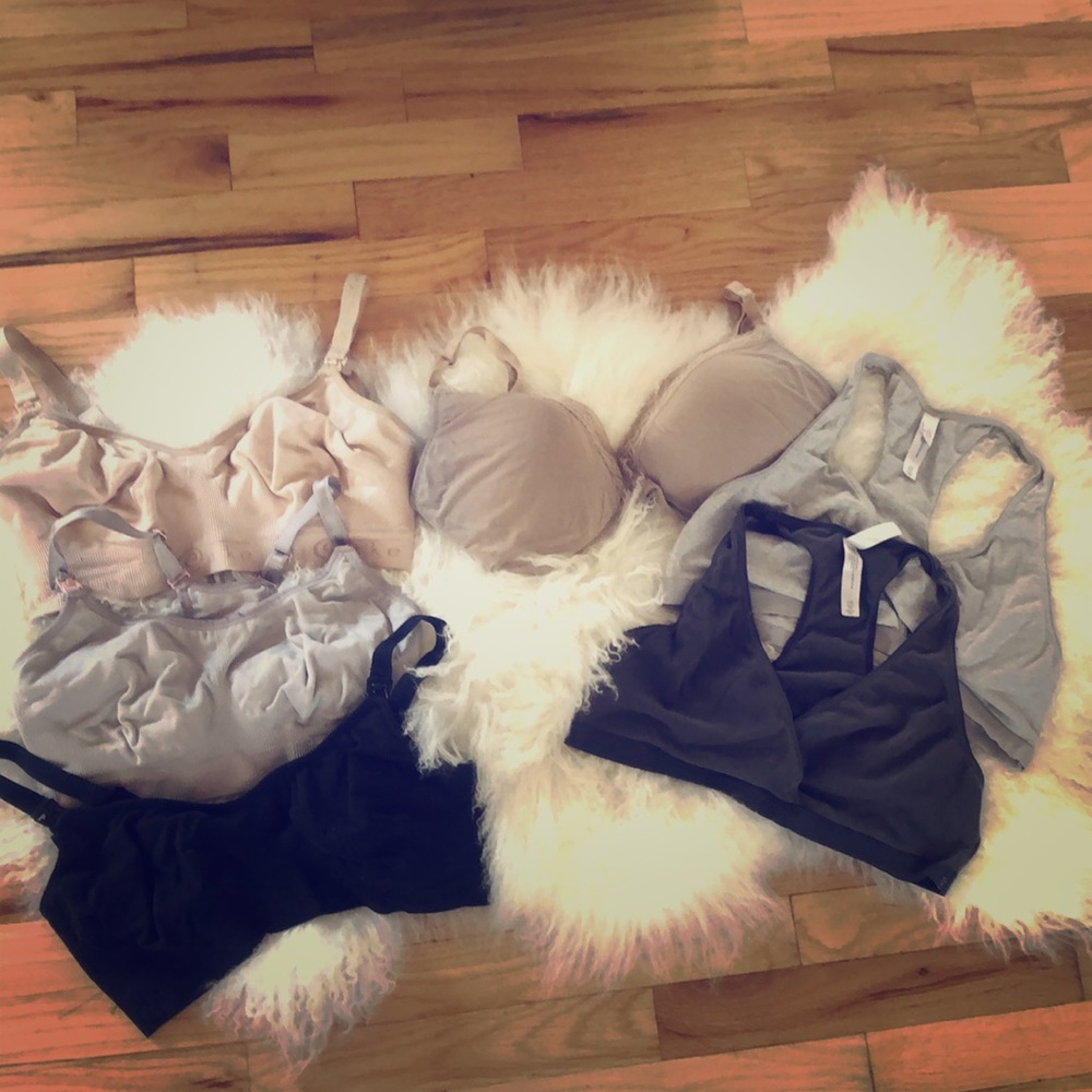 Nursing bras size large
